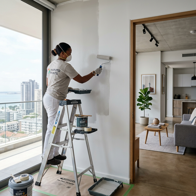 Professional wall painting and premium finishing for interior design